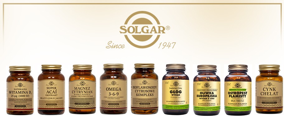 Arykuł banner - Jakie są zalety suplement&oacute;w diety Solgar? Dlaczego warto wybrać produkty witaminowe Solgar?