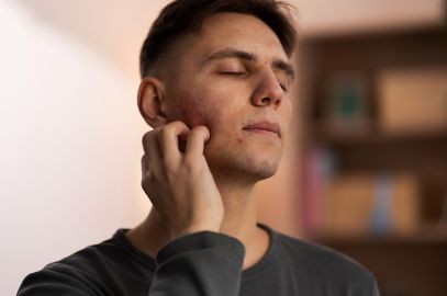 Zdjęcie artykułu - Trądzik neuropatyczny - przyczyny, objawy, leczenie. Jak rozpoznać trądzik neuropatyczny, gdzie pojawiają się zmiany i jak pielęgnować sk&oacute;rę z trądzikiem neurogennym?