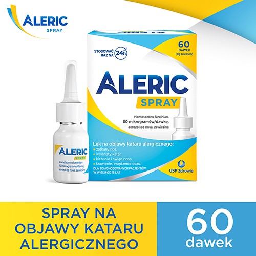 Miniaturka artykułu - #0 Aleric Spray aerozol do nosa 0,05 g, 60 daw. (10g)