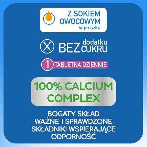 Zdjęcie produktu - 2 PLUSSSZ JUNIOR CALCIUM COMPLEX, 20 tabl.