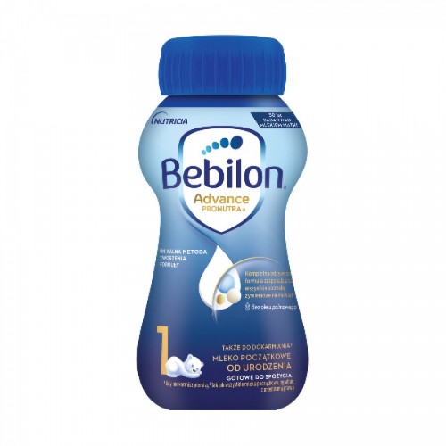 Miniaturka artykułu - #0 Zestaw Bebilon 1 Advance Pronutra Mleko początkowe od urodzenia, 200 ml x 12 sztuk