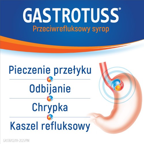 Zdjęcie produktu - 2 Gastrotuss Baby Syrop przeciwrefluksowy dla dzieci, 180ml