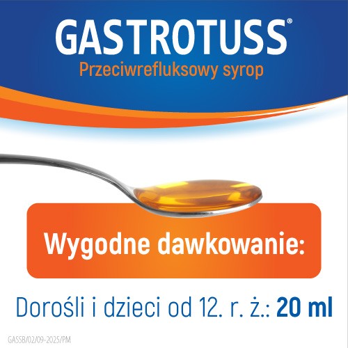 Zdjęcie produktu - 3 Gastrotuss Baby Syrop przeciwrefluksowy dla dzieci, 180ml