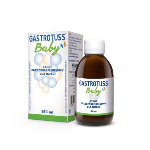 Zdjęcie produktu - 5 Gastrotuss Baby Syrop przeciwrefluksowy dla dzieci, 180ml