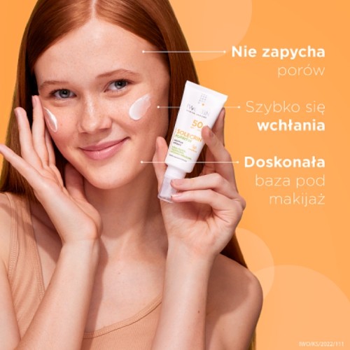 Miniaturka artykułu - #1 Iwostin Solecrin Purritin SPF50+ Lekki fluid matujący, 40ml