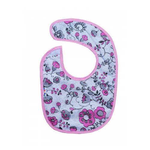 Miniaturka artykułu - #0 AKUKU Śliniak mały na rzep DZIEWCZYNKA MIX, 1szt.