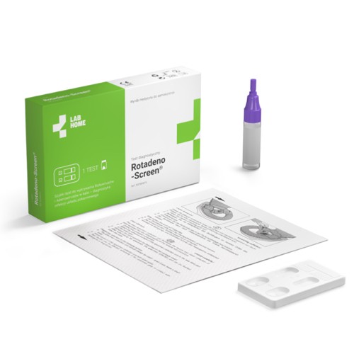 Miniaturka artykułu - #0 ROTADENO-Screen&reg; &ndash; BIEGUNKA szybki test do wykrywania rotawirus&oacute;w i adenowirus&oacute;w w kale