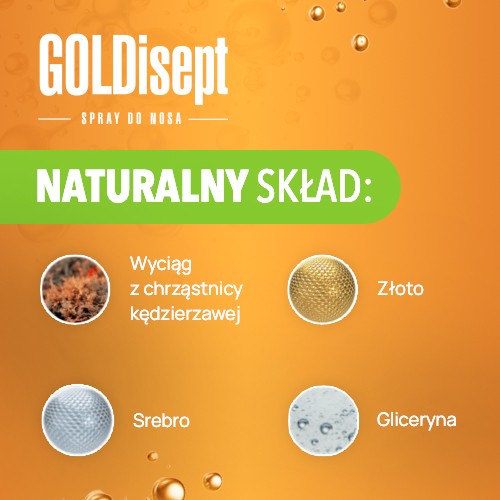 Zdjęcie produktu - 2 GOLDISEPT spray do nosa, 20ml