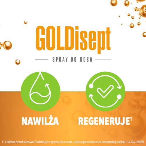 Zdjęcie produktu - 3 GOLDISEPT spray do nosa, 20ml