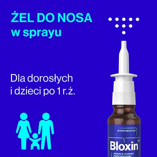 Miniaturka artykułu - #0 Bloxin Żel do nosa w sprayu, 20ml