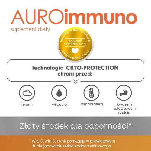 Zdjęcie produktu - 4 AUROimmuno - preparat wspierający odporność, 15tabl. do rozgryzania i żucia