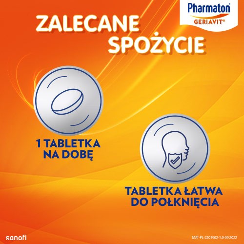 Zdjęcie produktu - 3 Zestaw 2x Pharmaton Geriavit, 100 tabletek