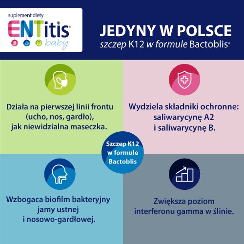 Zdjęcie produktu - 3 Entitis Baby smak bananowy, 30 saszetek 