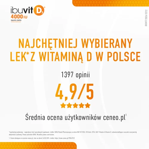 #3 – Ibuvit D3 4000 IU, 90 kaps.