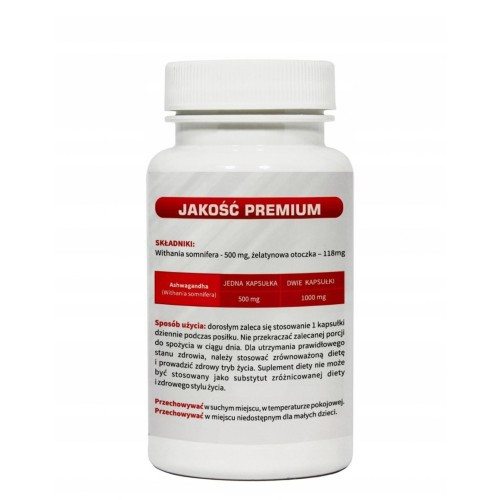 Miniaturka artykułu - #1 MedFuture Ashwagandha 500mg, 60 kapsułki 