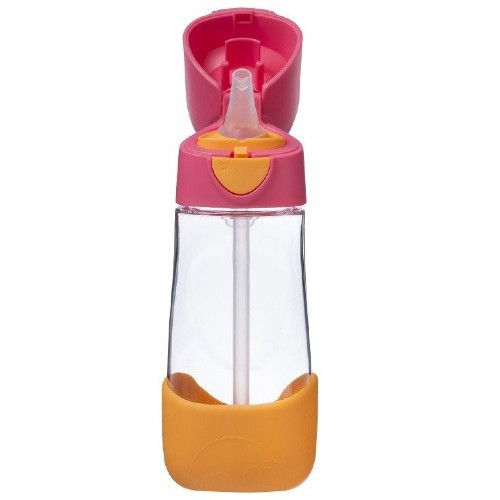 Miniaturka artykułu - #1 B.BOX Butelka tritanowa ze słomką Strawberry Shake, 450ml