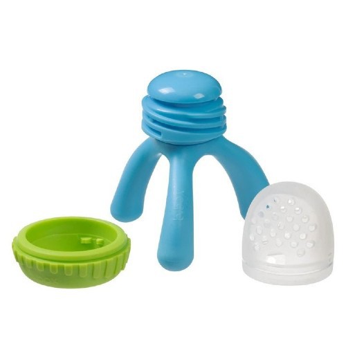 Miniaturka artykułu - #0 B.BOX Gryzak silikonowy do podawania pokarmu Ocean Breeze, 1 sztuka