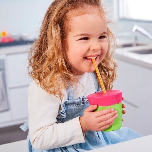 Miniaturka artykułu - #1 B.BOX Nakładki silikonowe na szklankę Strawberry Shake, 2 sztuki