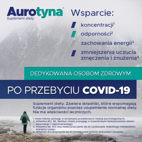 Zdjęcie produktu - 1 Aurotyna Dedykowana osobom zdrowym po infekcji wirusowej, 30kaps.