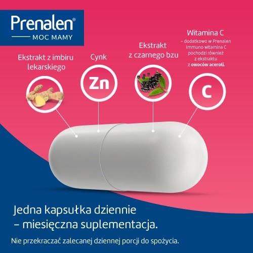 Zdjęcie produktu - 2 Prenalen Immuno Formuła, 30kaps.
