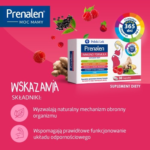 Zdjęcie produktu - 3 Prenalen Immuno Formuła, 30kaps.