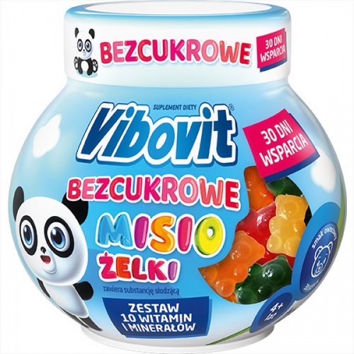 Zdjęcie produktu - 4 Vibovit Bezcukrowe Misio Żelki, 30żelek
