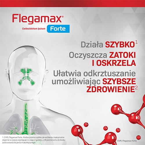 Zdjęcie produktu - 4 Flegamax Forte 2,7g,  6 saszetek