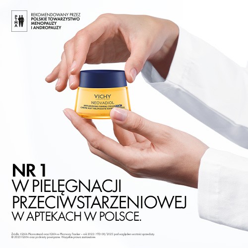 Zdjęcie produktu - 2 Vichy Neovadiol Magistral Odżywczy, modelujący owal twarzy krem na noc, 50 ml