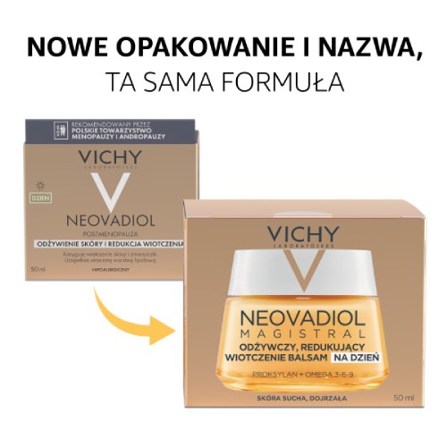 Zdjęcie produktu - 4 Vichy Neovadiol Magistral Odżywczy, redukujący wiotczenie balsam na dzień, 50 ml