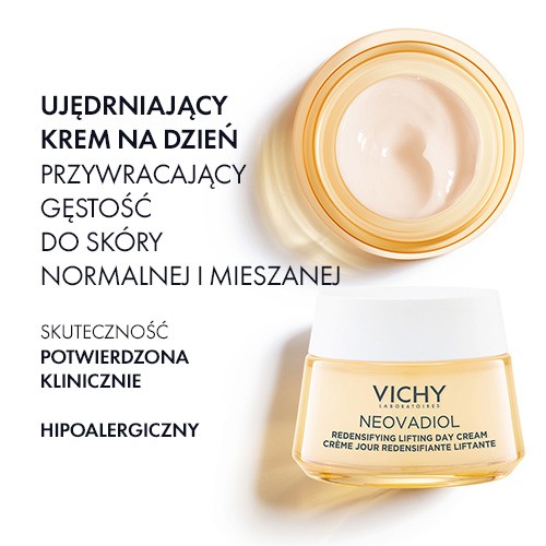Zdjęcie produktu - 0 VICHY NEOVADIOL PERI-MENOPAUSE Ujędrniający krem na dzień przywracający gęstość - sk&oacute;ra normalna i mieszana, 50ml