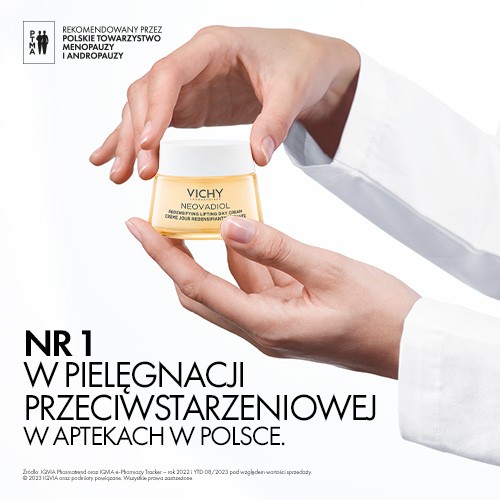 Zdjęcie produktu - 2 VICHY NEOVADIOL PERI-MENOPAUSE Ujędrniający krem na dzień przywracający gęstość - sk&oacute;ra normalna i mieszana, 50ml