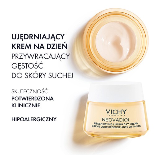 Miniaturka artykułu - #0 VICHY NEOVADIOL PERI-MENOPAUSE Ujędrniający krem na dzień przywracający gęstość - sk&oacute;ra sucha, 50ml