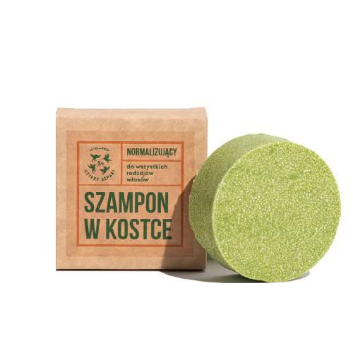 Miniaturka artykułu - #0 CZTERY SZPAKI (4szpaki) Szampon Normalizujący - Rozmaryn i Mandarynka, 75g