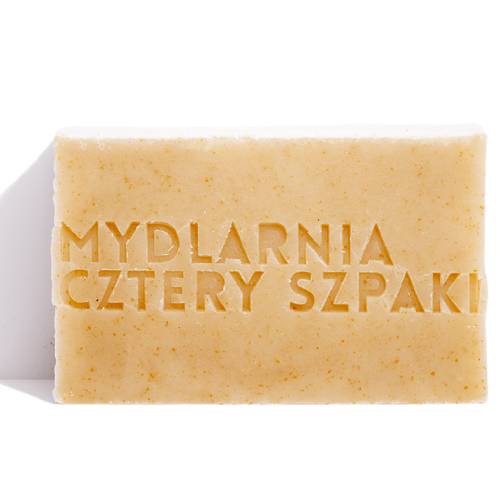 Miniaturka artykułu - #0 CZTERY SZPAKI (4szpaki) Mydło Melisa Dynia Peeling, 110g
