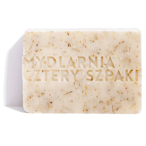 Miniaturka artykułu - #0 CZTERY SZPAKI (4szpaki) Mydło Len i Rumianek, 110g