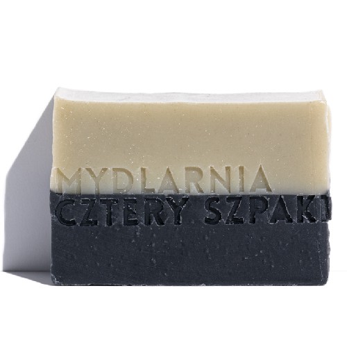 Miniaturka artykułu - #0 CZTERY SZPAKI (4szpaki) Wyrwidąb Mydło z Olejem Laurowym i Węglem Aktywowanym, 110g