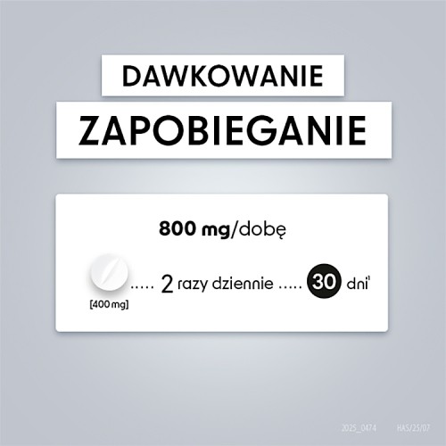 Zdjęcie produktu - 3 Hascovir Control MAX 400mg, 60 tabletek