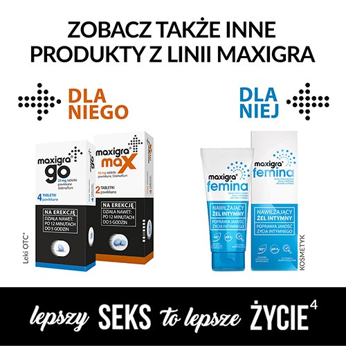 Zdjęcie produktu - 3 MAXIGRA GO 25mg - 8 tabletek - Tabletki na potencję  