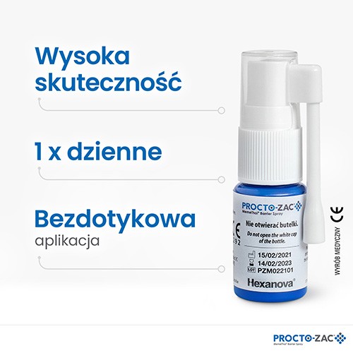 Miniaturka artykułu - #1 Procto-Zac MemeThol Barrier Spray, 10ml