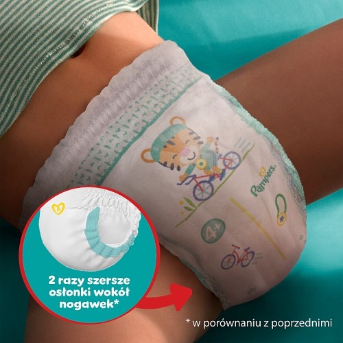 Zdjęcie produktu - 4 Pampers Pants Active Baby 3 Pieluchomajtki 6-11 kg, 62 szt.