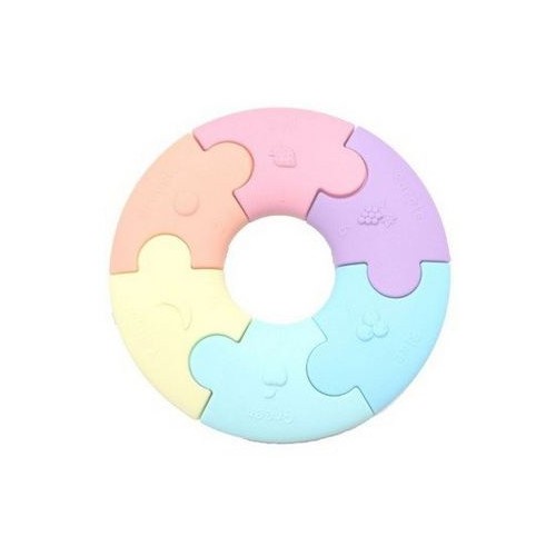 Miniaturka artykułu - #0 Jellystone Designs Pierwsze puzzle sensoryczne pastelowe k&oacute;łko, 1opak.
