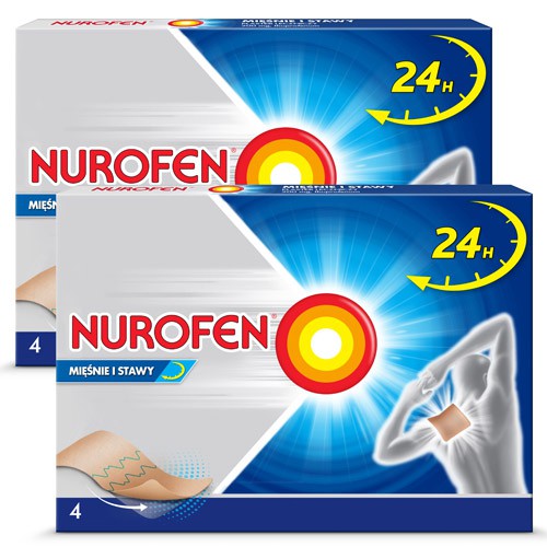 Miniaturka artykułu - #0 Zestaw 2x Nurofen Mięśnie i Stawy PLASTRY, 4 sztuki