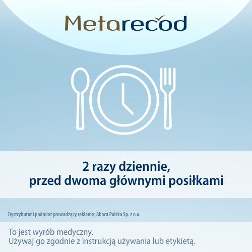 Zdjęcie produktu - 5 Metarecod, 40 sasz. - wspiera prawidłowy poziomu cholesterolu, tr&oacute;jgliceryd&oacute;w, glukozy i prawidłowej masy ciała