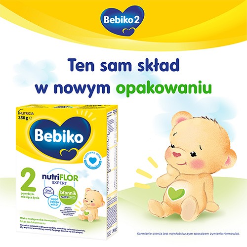 Miniaturka artykułu - #0 Bebiko 2 Mleko następne dla niemowląt powyżej 6. miesiąca życia, 350g