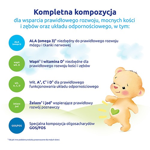 Zdjęcie produktu - 1 Bebiko Junior 3 Mleko modyfikowane dla dzieci powyżej 1. roku życia, 350g