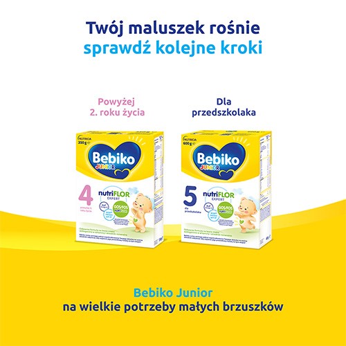 Zdjęcie produktu - 3 Bebiko Junior 3 Mleko modyfikowane dla dzieci powyżej 1. roku życia, 350g