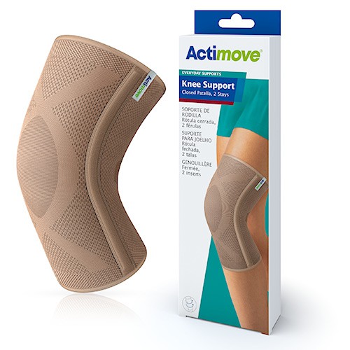 Miniaturka artykułu - #1 Actimove Everyday Supports Opaska stabilizująca staw kolanowy z zabudowaną rzepką i 2 fiszbinami, rozm. XL