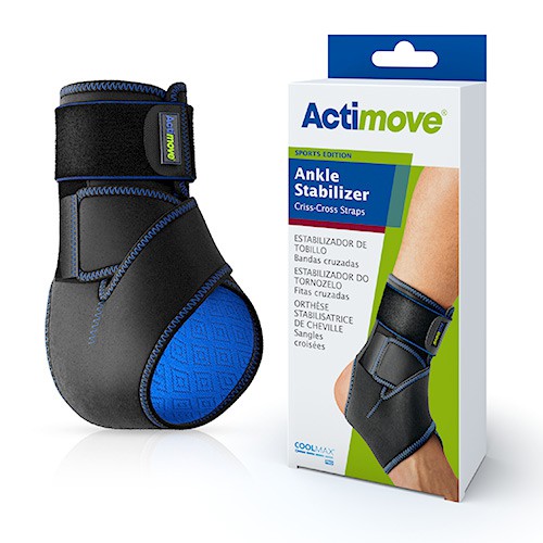 Miniaturka artykułu - #1 Actimove Sports Edition Stabilizator stawu skokowego ze skrzyżowanymi pasami, rozm. uniwersalny