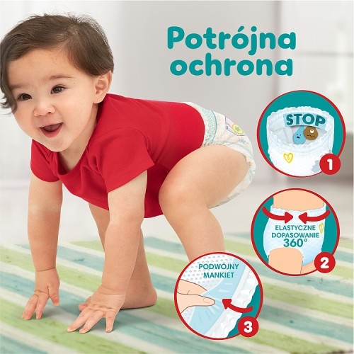 Miniaturka artykułu - #0 Pampers Pants 7 17kg+ 38sztuk