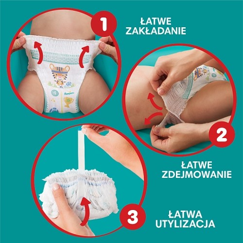 Zdjęcie produktu - 3 Pampers Pants 7 17kg+ 38sztuk